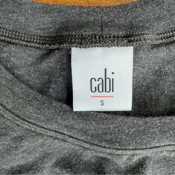 CAbi Weekend Short Sleeve Ruched T-shirt Dress #5408 - Picture 7 of 11